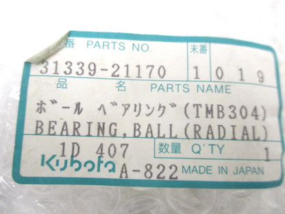 Radial Ball Bearing Driveshaft for Kubota (31339-21170, 32580-44370)
