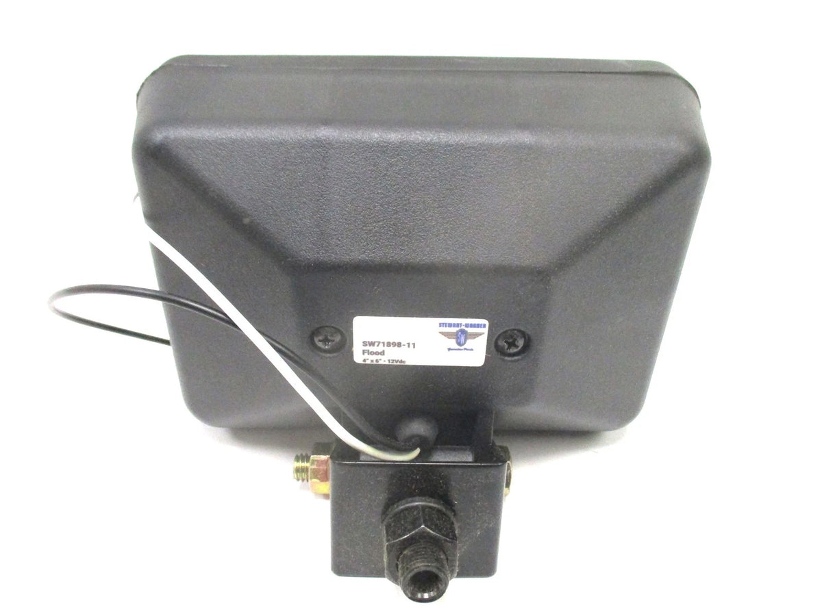Stewart Warner 4x6 Halogen Work Lamp for Off-Road Vehicles (12V 50W)
