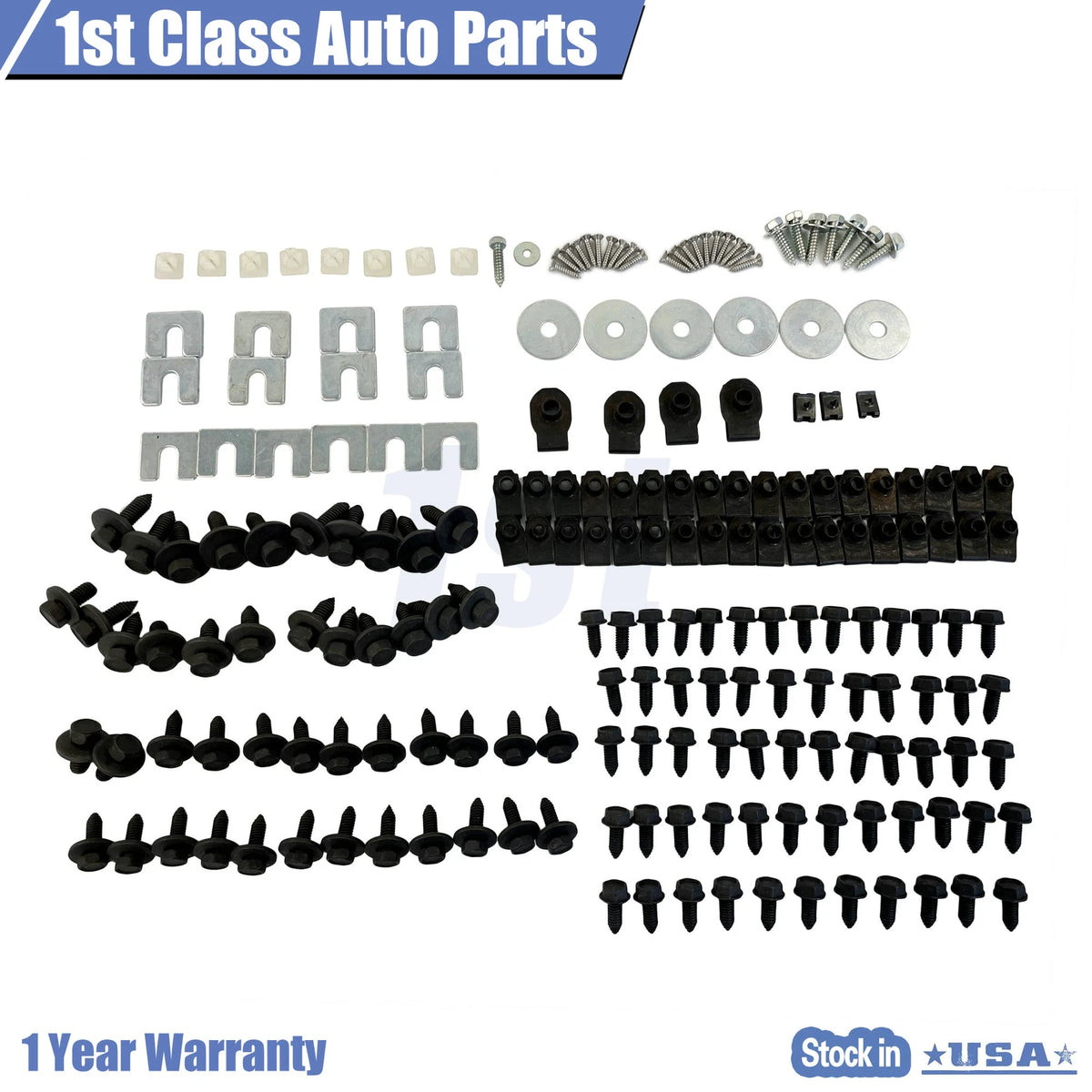 206Pcs Front End Sheet Metal Hardware for Chevy Buick Pontiac Chevelle (Y01-468)