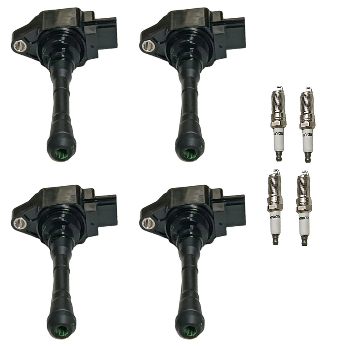 4X Ignition Coil & 4X Spark Plug for Kia Rio Soul Hyundai Accent Veloster (2011–2021) UF652