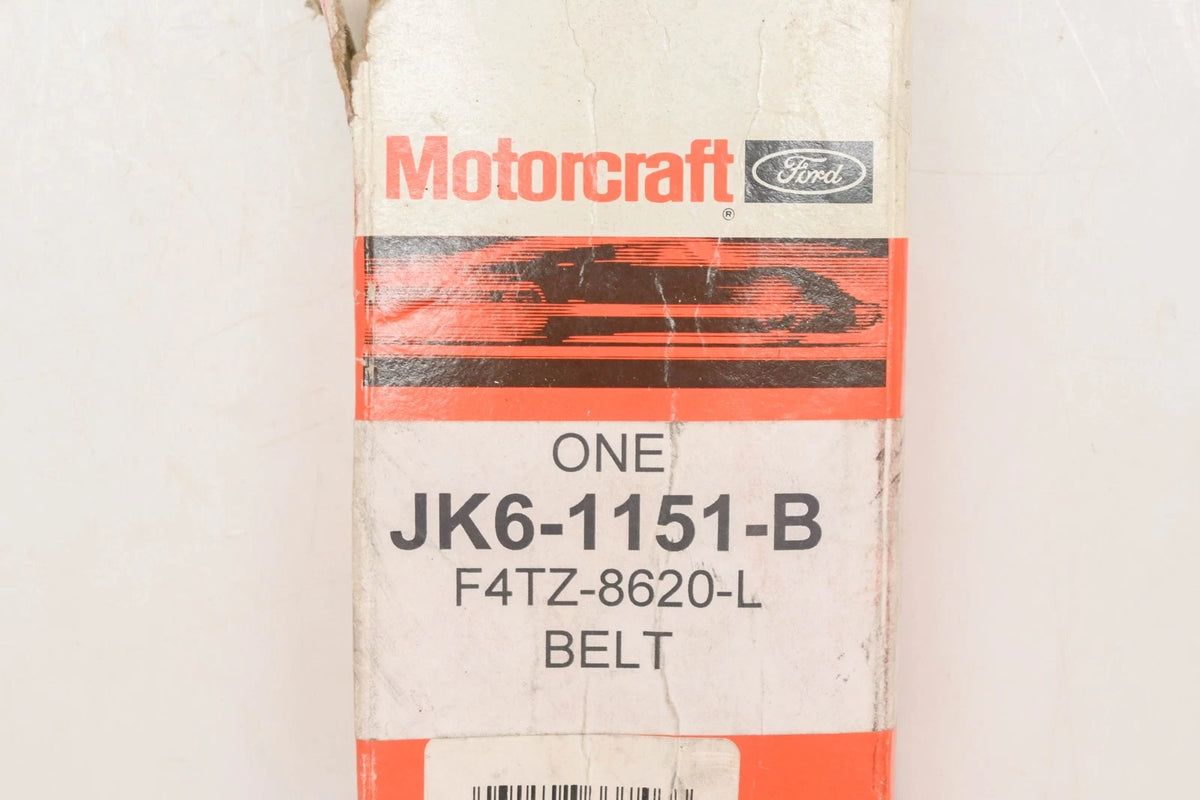 Serpentine Belt for Motorcraft JK6-1151-B, F4TZ-8620-L (NOS)