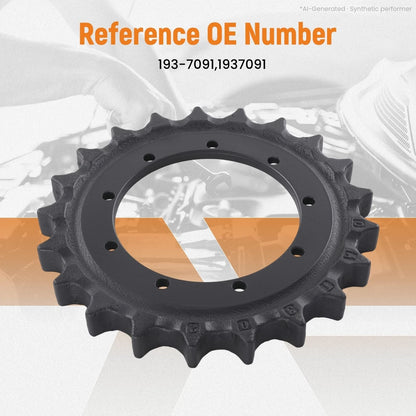 Drive Sprocket for Caterpillar 3025/303/303CR/303ECR (9 Bolt Holes) 1937091