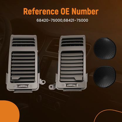 A/C Dash Air Vent Cover Trim for Infiniti QX56 Nissan Armada Titan (2004–2006)