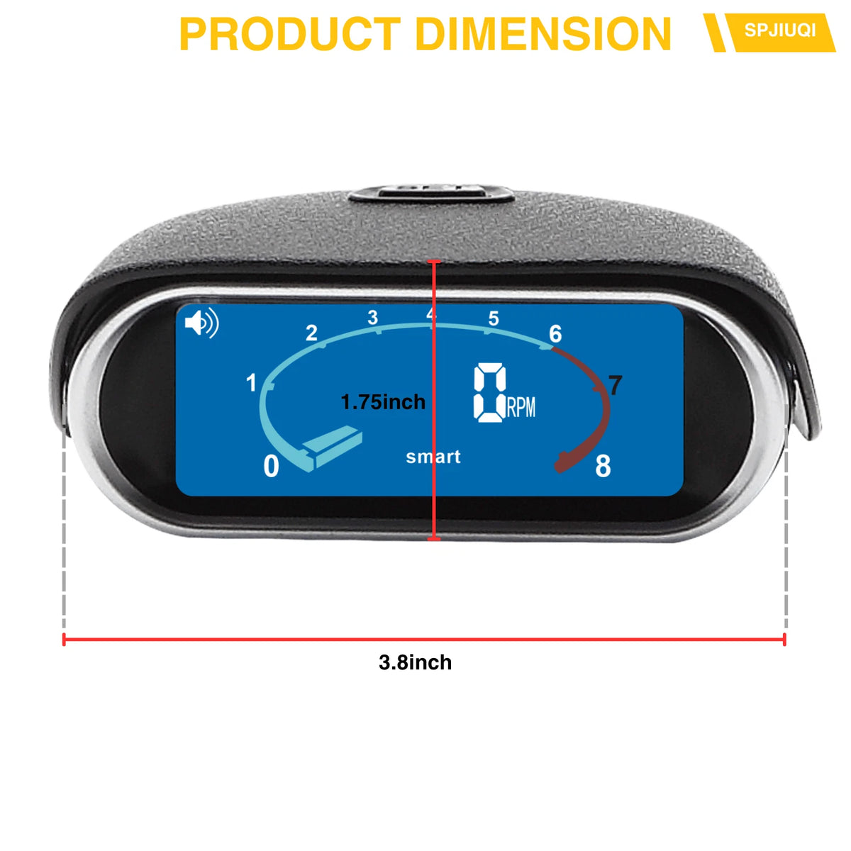 LCD Digital Tachometer Gauge for Universal Engine (50-9999RPM)