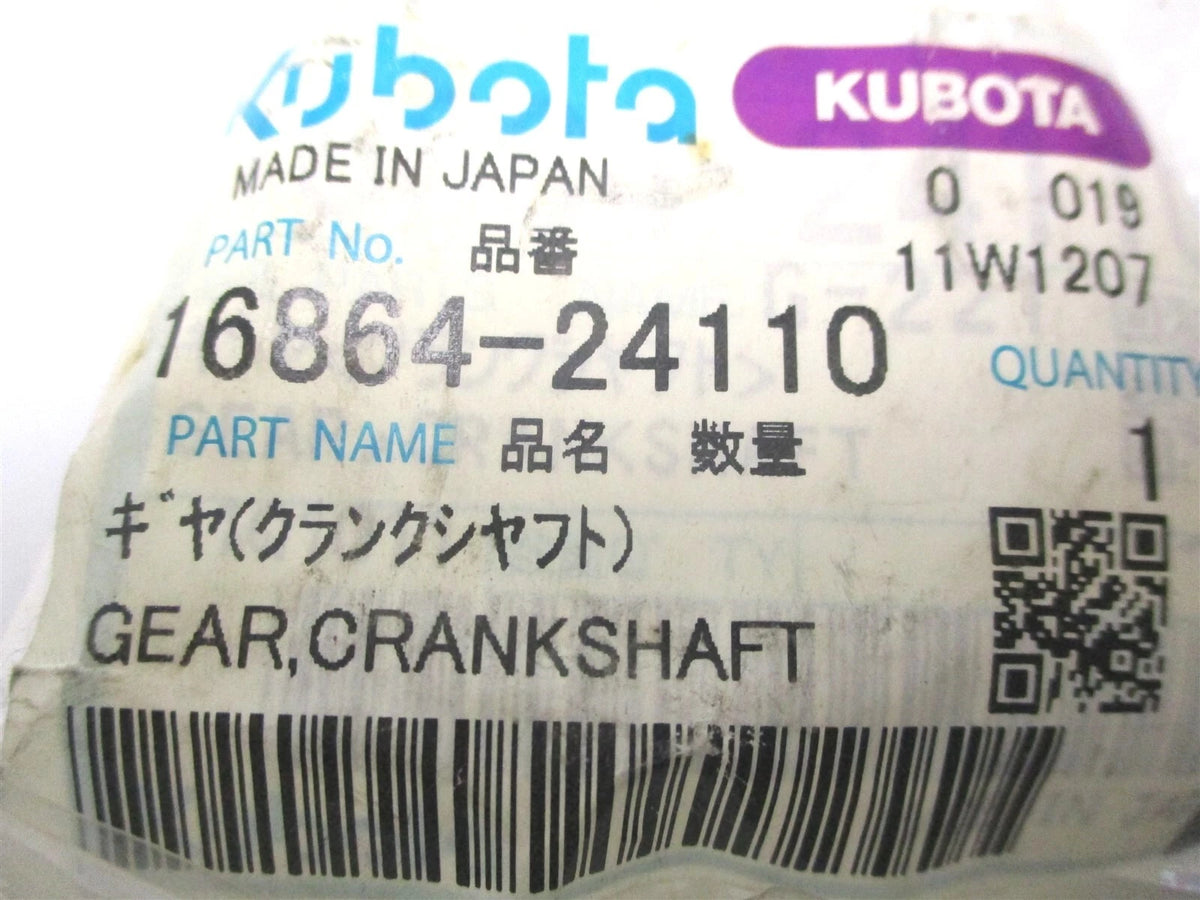 Crankshaft Gear for Kubota D722 D782 D902 Z482 (16864-24110)