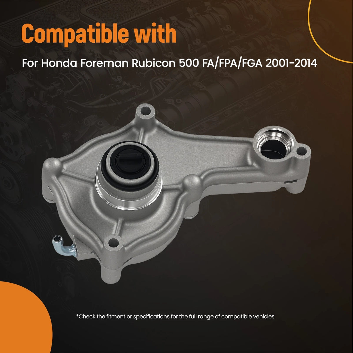 Complete Water Pump for Honda Foreman Rubicon 500 (2001–2014) 19200-HN2-010 Aluminum