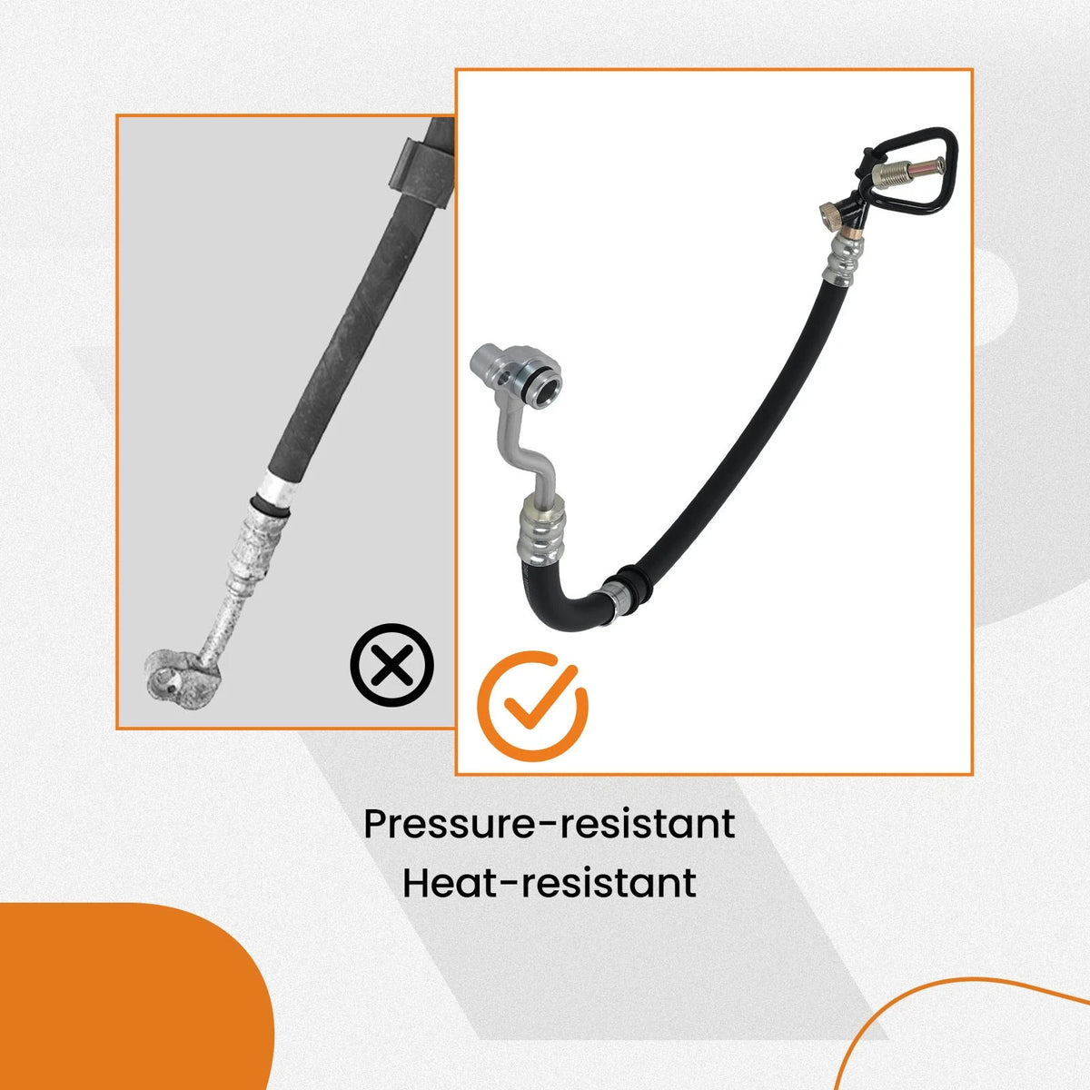 Power Steering Pressure Line Hose for Honda Civic 2.0L 1.7L (2001–2005) 53713-S5D-A06
