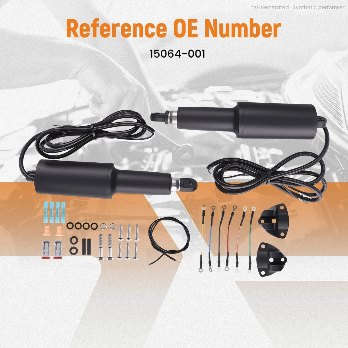 Electric Trim System for Marine 15064-001 (12V Dual Actuator Assembly)