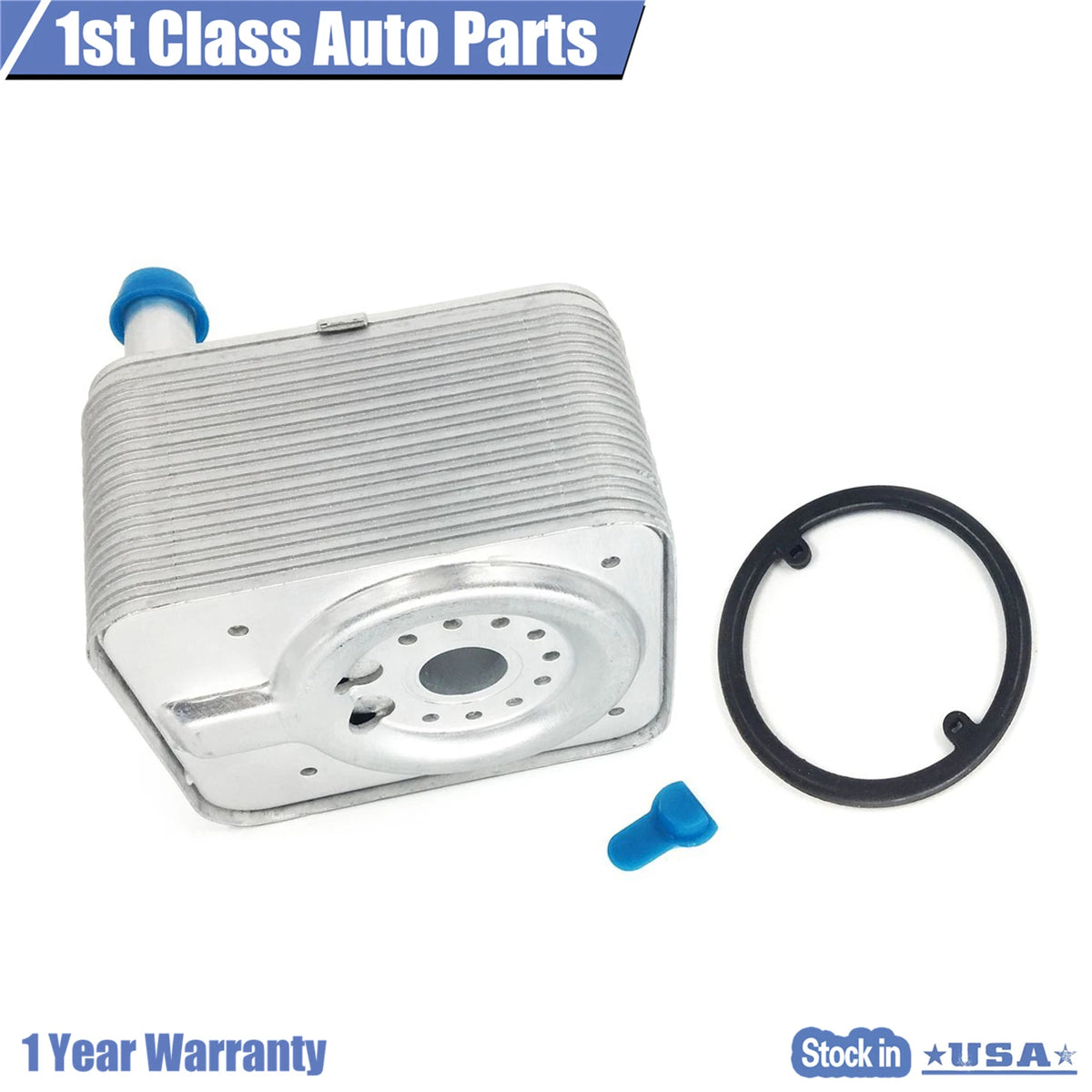 Engine Oil Cooler with Gasket for Porsche Cayenne (2004–2006, 2008–2016) 95510702100