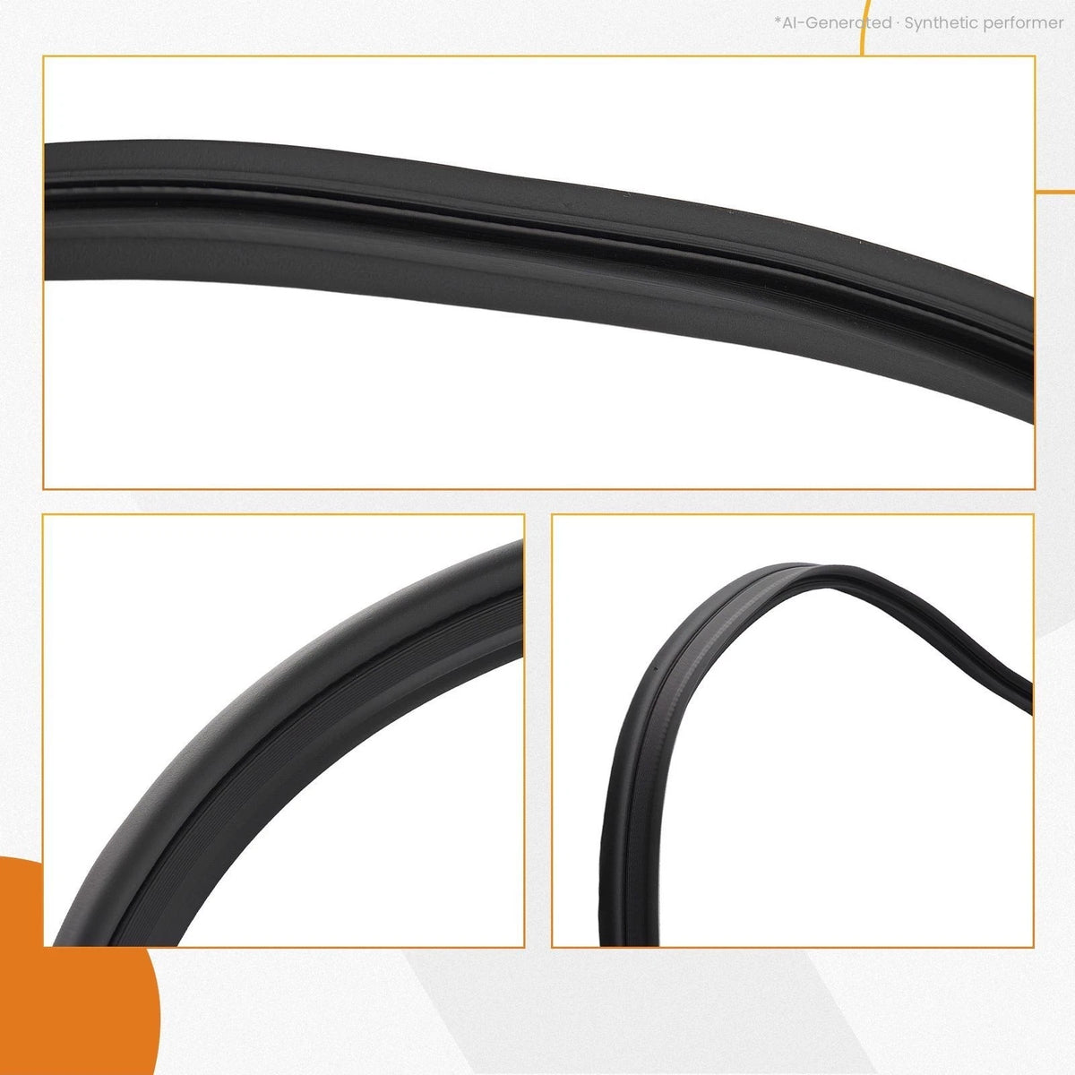 Rear Door Rubber Seal for Toyota Camry RAV4 (2007–2016) 64461-06060 64461-33070