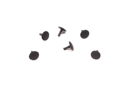 Set of 6 Black Carpet Plugs for Aftermarket 293000014