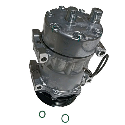 A/C Compressor w/ Clutch 8-Groove Pulley for Ford F-650 F-750 (2004–2015) CO4666C