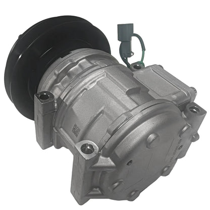 A/C Compressor w/Single Groove & Clutch for John Deere Excavator (CO10877C, 168304)