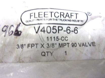 Parker Water Heater Shutoff Valve 3/8" for V405P-6-6 (30-250°F)