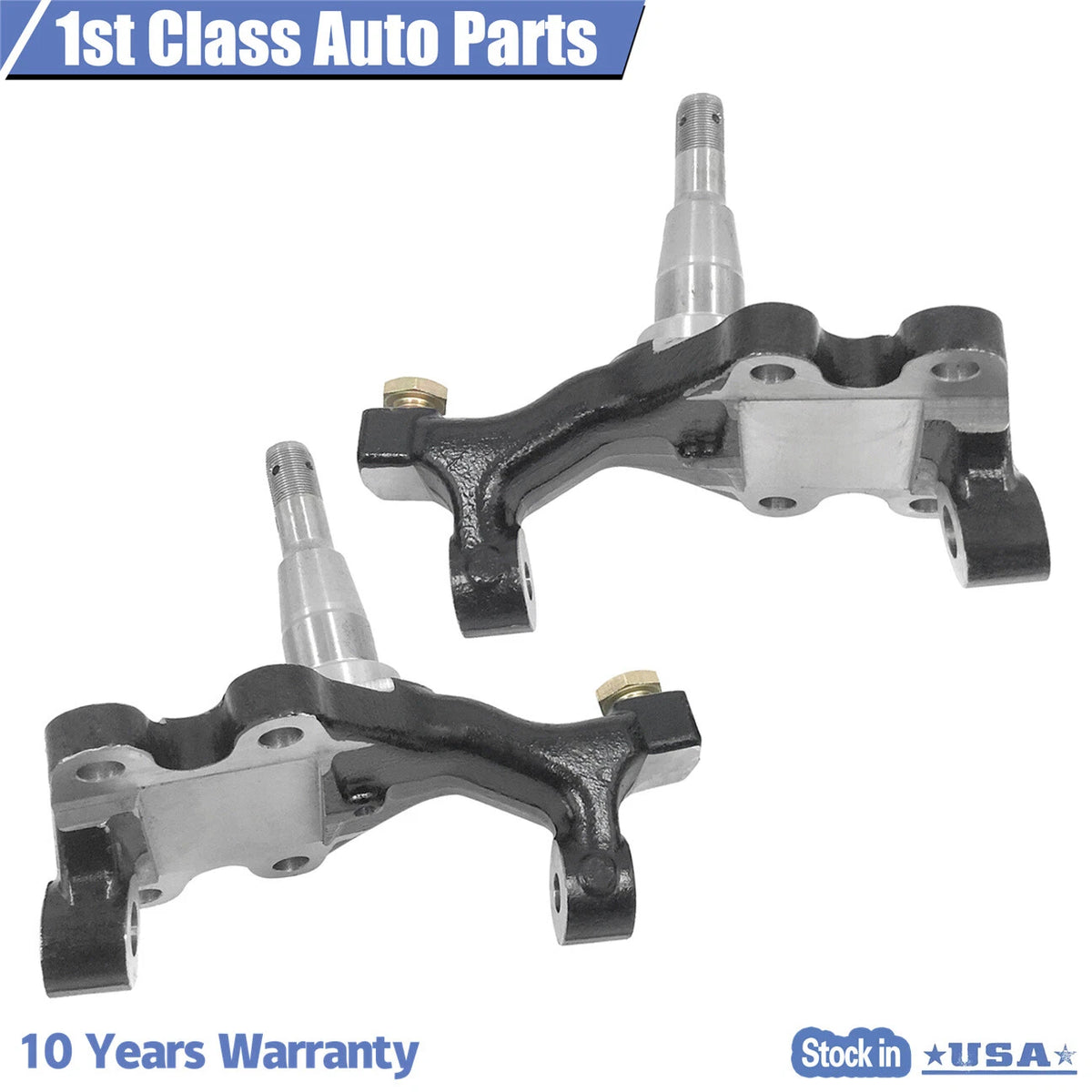 2X Disc Brake 2" Drop Spindles Steering Knuckles for GM A-Body/F-Body (1964–1972)