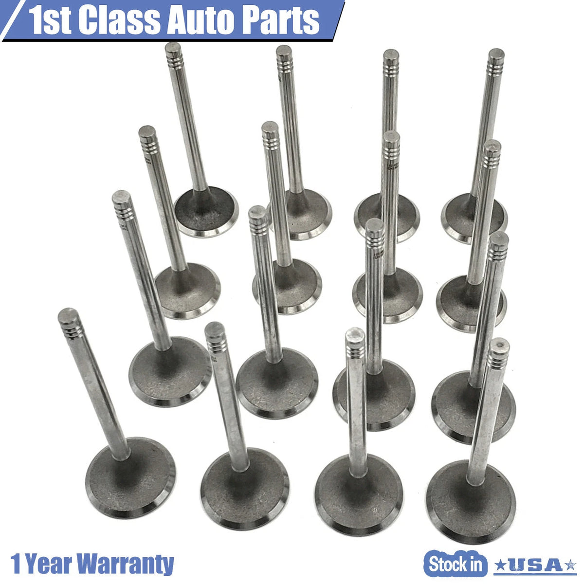 16PCS Exhaust Valve Kit for Suzuki Forenza, Chevy Optra, Daewoo Nubira (2003–2008)