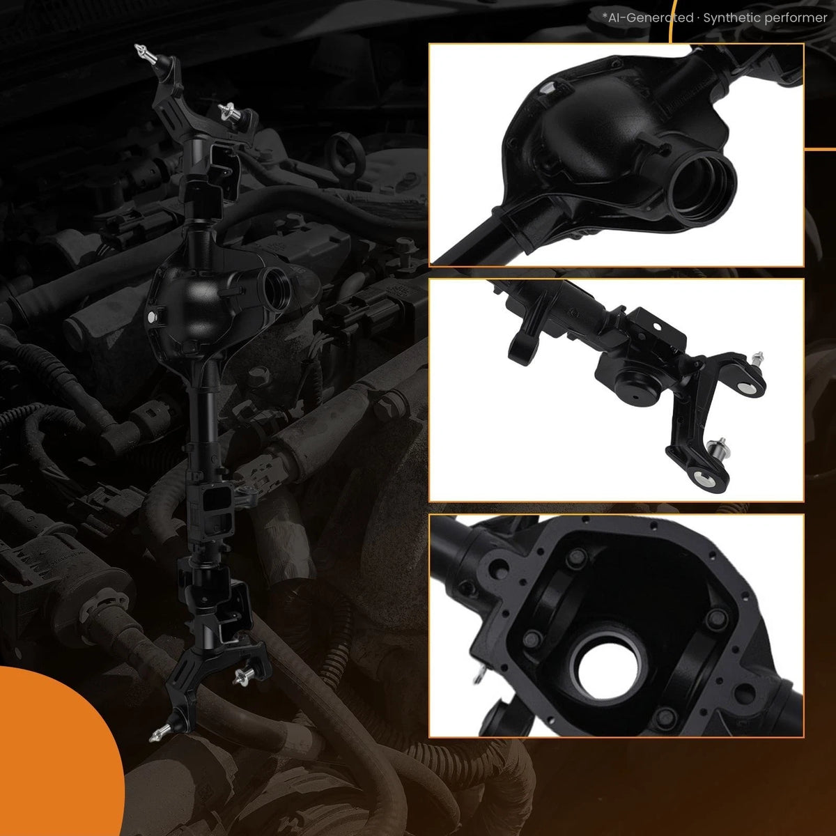 Front Axle Housing Dana M210 for Jeep Wrangler JL (2021) 3.73 Ratio 68539881AA