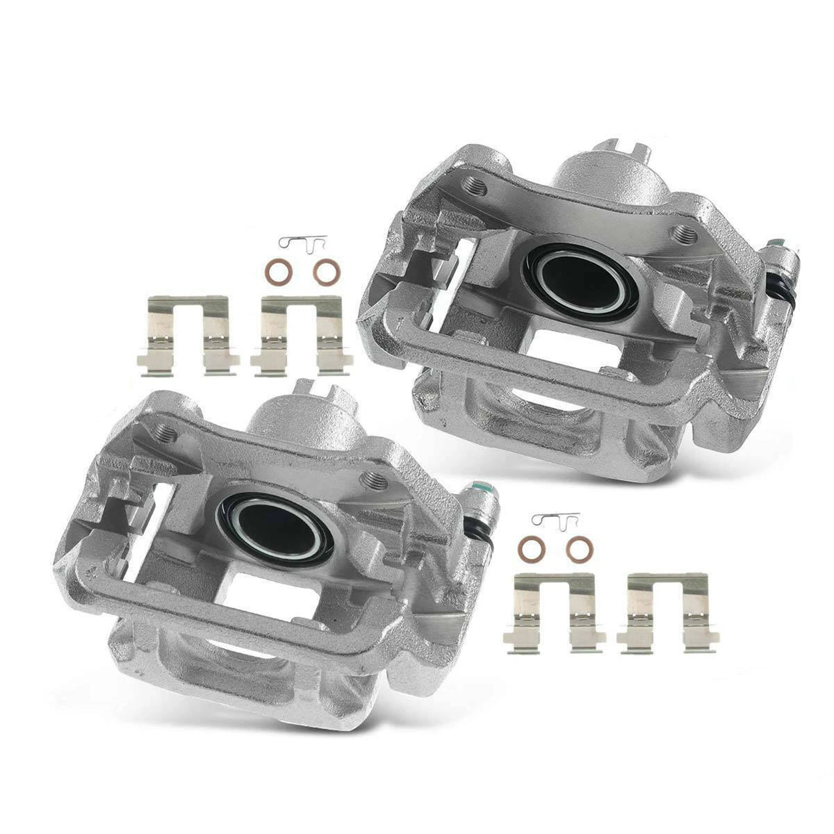 Set of 2 Rear Brake Calipers w/ Bracket for Honda Odyssey (2011–2017)