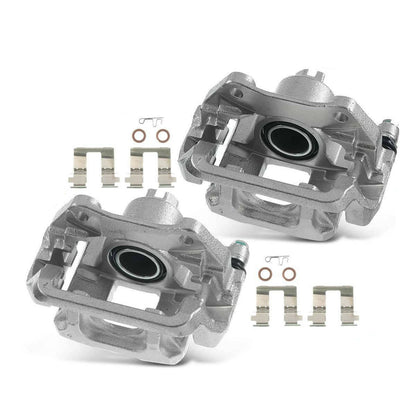 Set of 2 Rear Brake Calipers w/ Bracket for Honda Odyssey (2011–2017)
