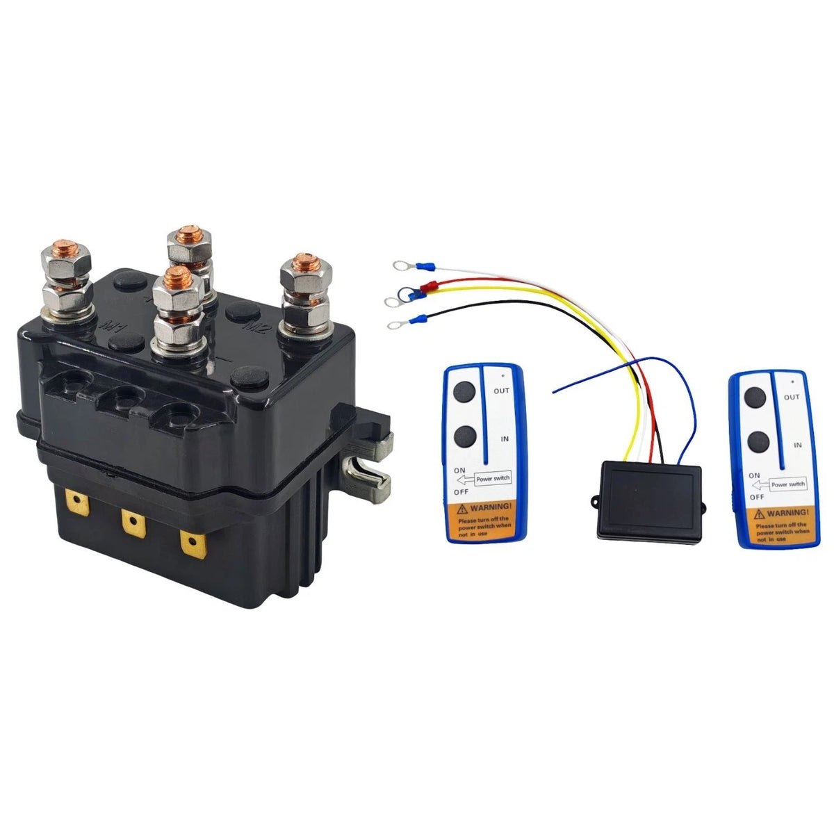 8000LB 12V Winch Solenoid Relay Contactor w/ 2X Wireless Remote Controller