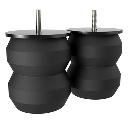Rear Suspension Rubber Air Helper Spring Kit for Chevy GMC 1500