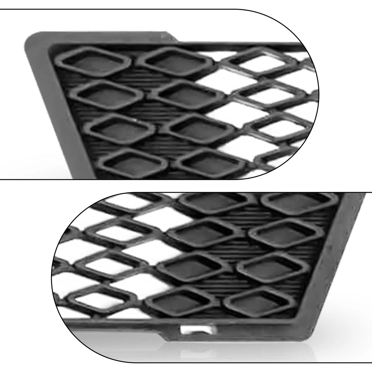 Front Lower Bumper Grille for Kia Optima (2011–2013) - Textured Black Plastic