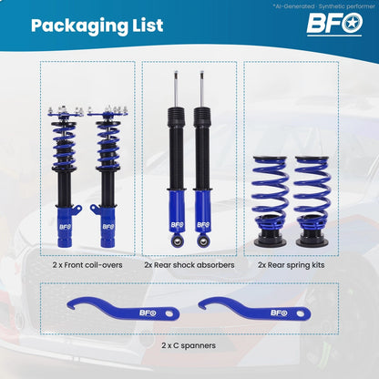 Coilovers Suspension Lowering Kit for Honda Accord (2018–2022)