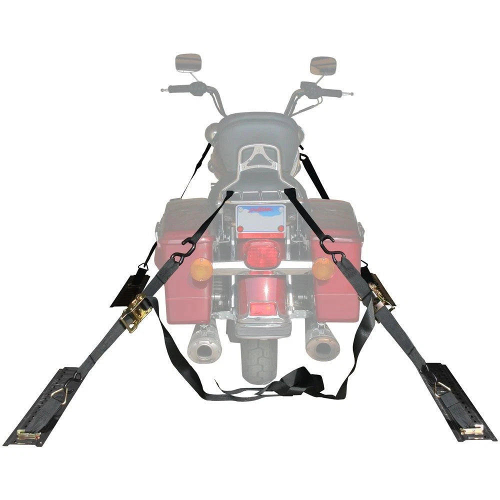 16-Piece E-Track Tie-Down Kit for Motorcycles (Universal)
