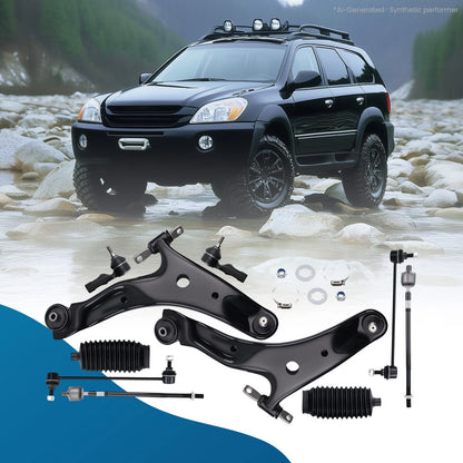 10x Front Lower Control Arm Sway Bar Links for Hyundai Santa Fe (2001–2006) K80348