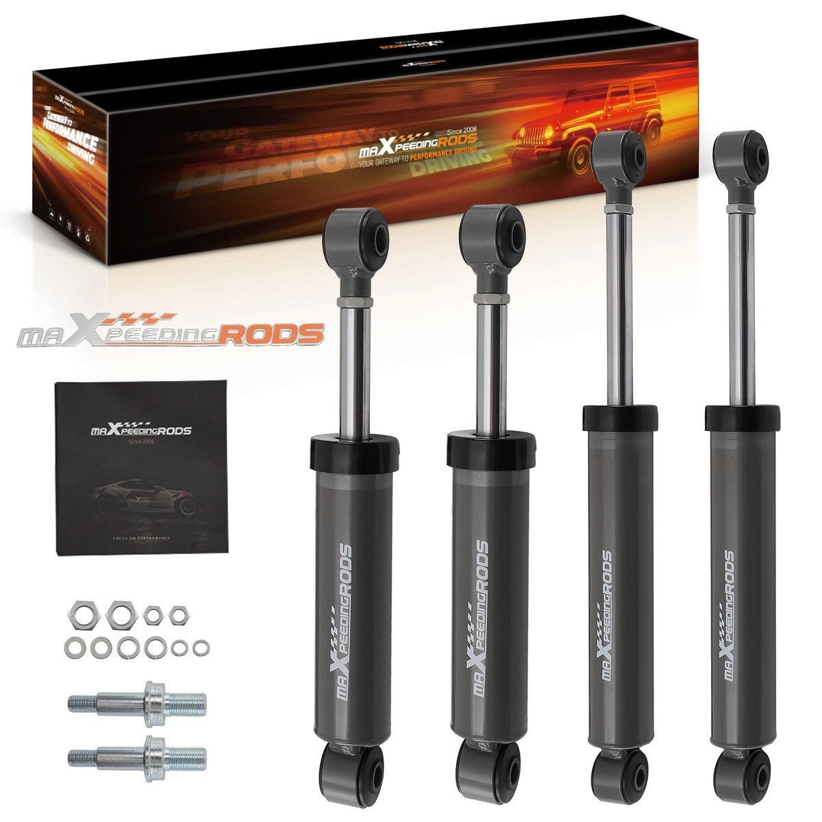 Drop Shocks for Chevy C10 GMC C15/C1500 (1963–1972) Front 2-3" Rear 4-5"