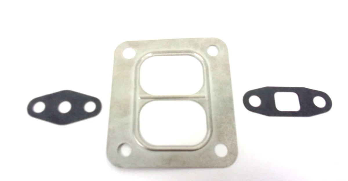 Set of 2 Wide Flange Twin Volute Mounting Gaskets for Garrett T04 T04B T04E