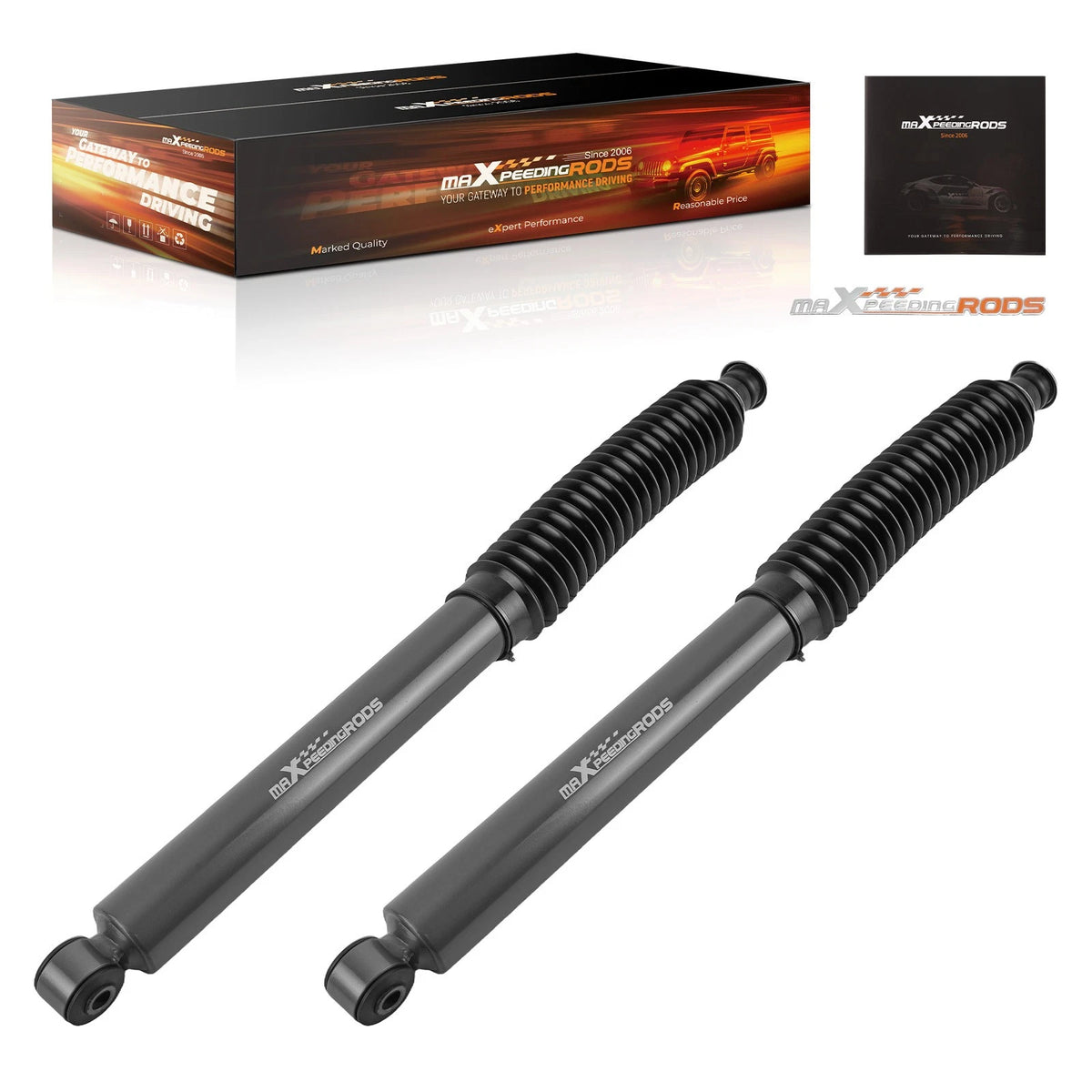 3-4.5" Front Shock Absorbers for Jeep Wrangler JK Unlimited (2007–2018)