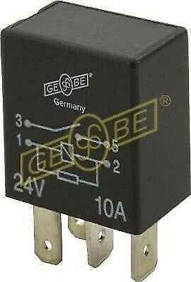 GEBE 994251 Micro Relay 4 Terminal SPST NO 24V 10A for