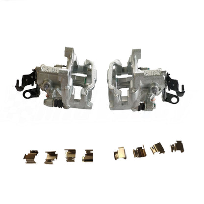 Pair Rear Brake Calipers w/ Bracket for VW Beetle, Passat, Jetta, Golf, GTI, Audi A3 (2000–2023)