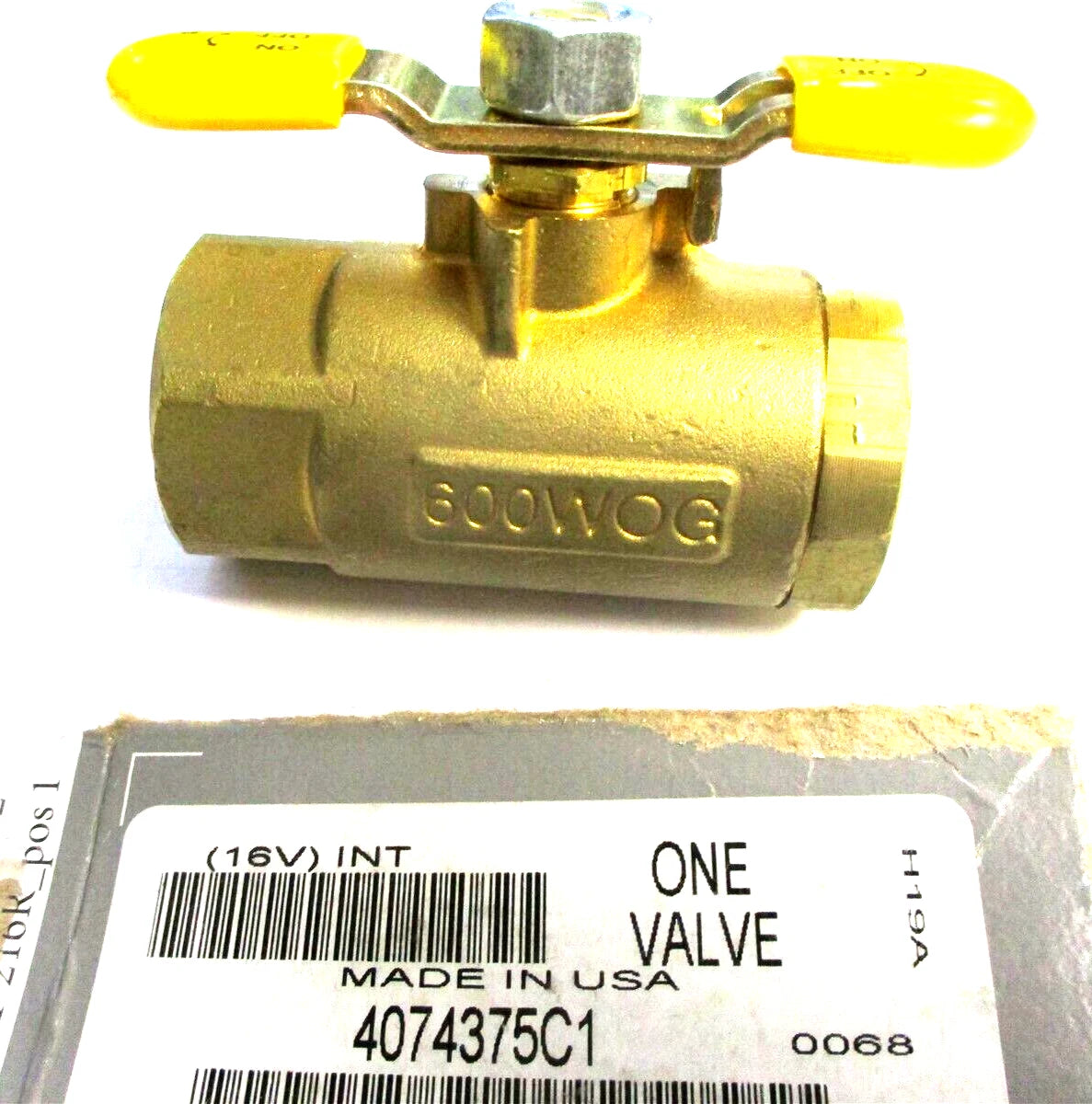 3/4" Ball Valve with Handle for International IC Bus (4074375C1)