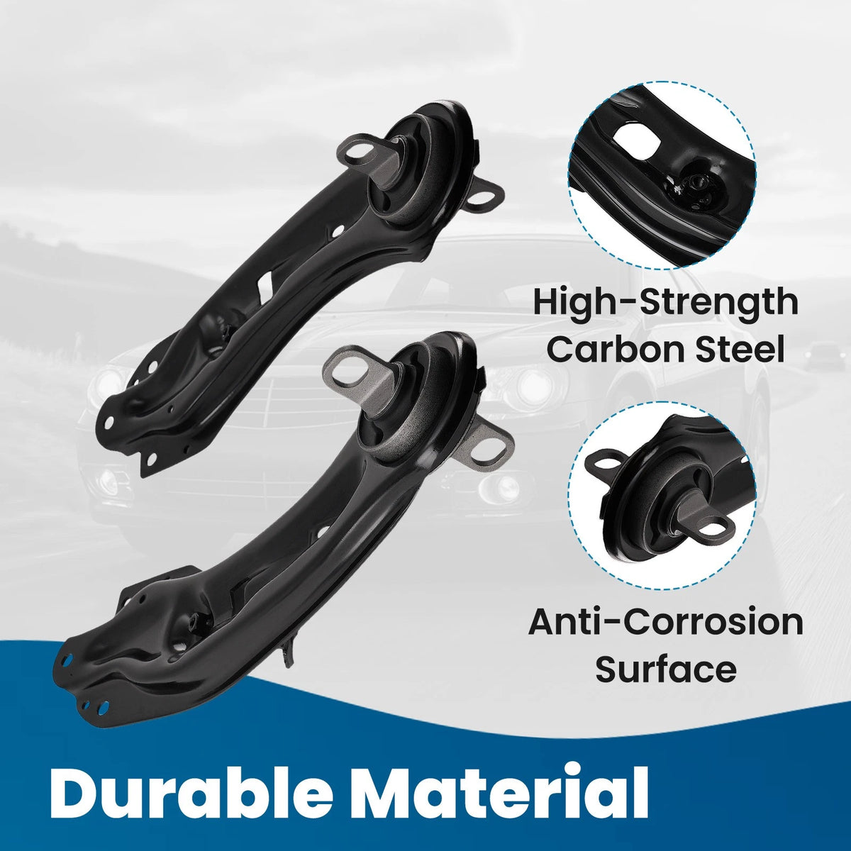 2X Rear Trailing Arms for Chrysler 200 Sebring Dodge Avenger Journey (2007–2017)