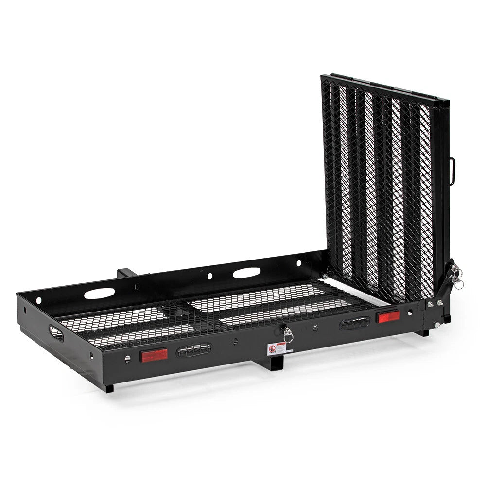 Hitch-Mounted Wheelchair and Scooter Carrier for Titan Ramps (500 lb Capacity)