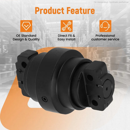 1PC Bottom Roller for Caterpillar 303 (2010–2023) 70-0010 185-7280 40Mn
