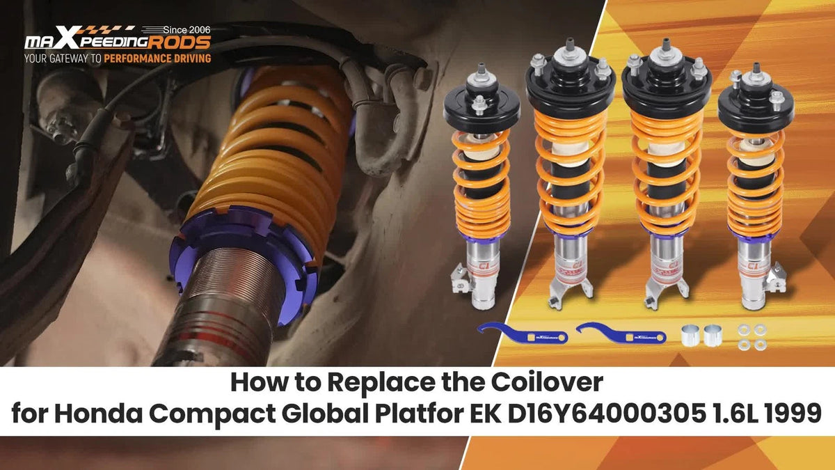 Coilovers Struts Lowering Kit for Honda Civic CRX (1988–1991)