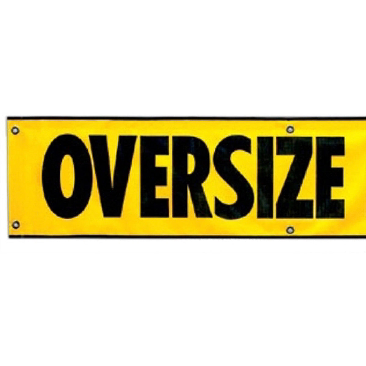 48" x 12" Oversize Mesh Banner with Grommets for Automotive Use