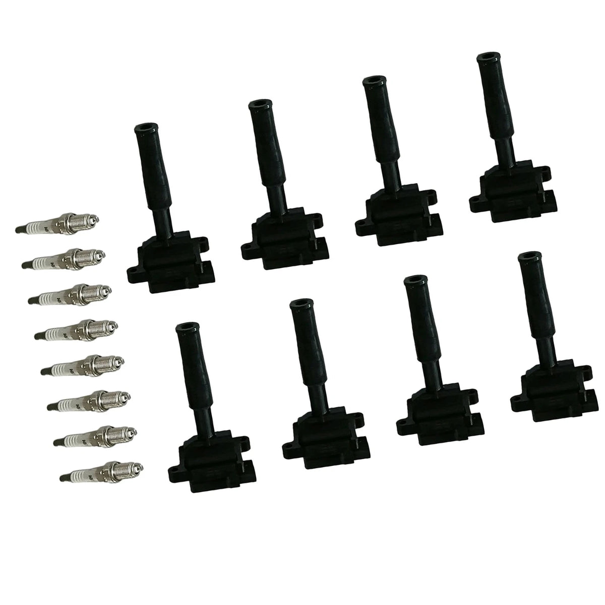 Set of 8 Ignition Coils & Spark Plugs for Jaguar XJ8 XK8 XJR XKR Vanden Plas