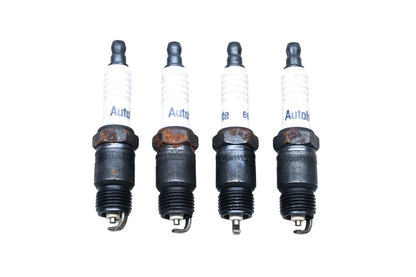 Set of 4 Autolite 665 Copper Core Resistor Spark Plugs for