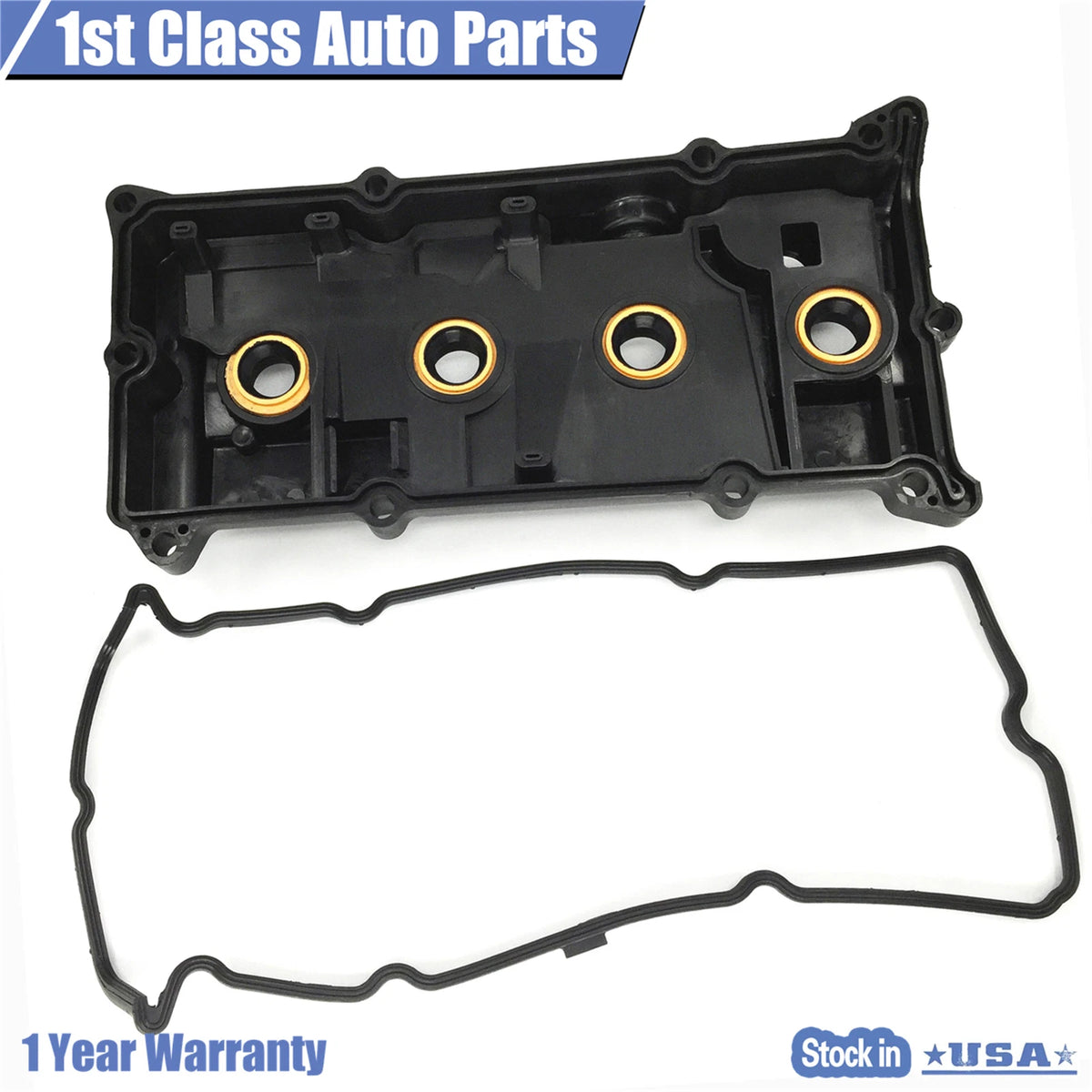 Engine Valve Cover with Gasket for Nissan Altima Sentra 2.5L L4 (2002–2006)