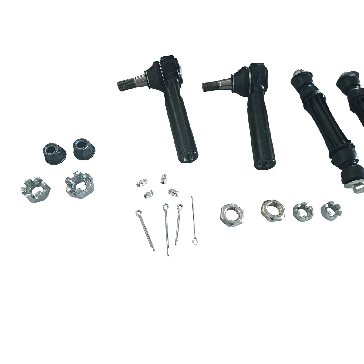 12X Front Upper Lower Control Arm Tie Rod Kit for Chevy Silverado 1500 GMC Sierra (2007–2018)