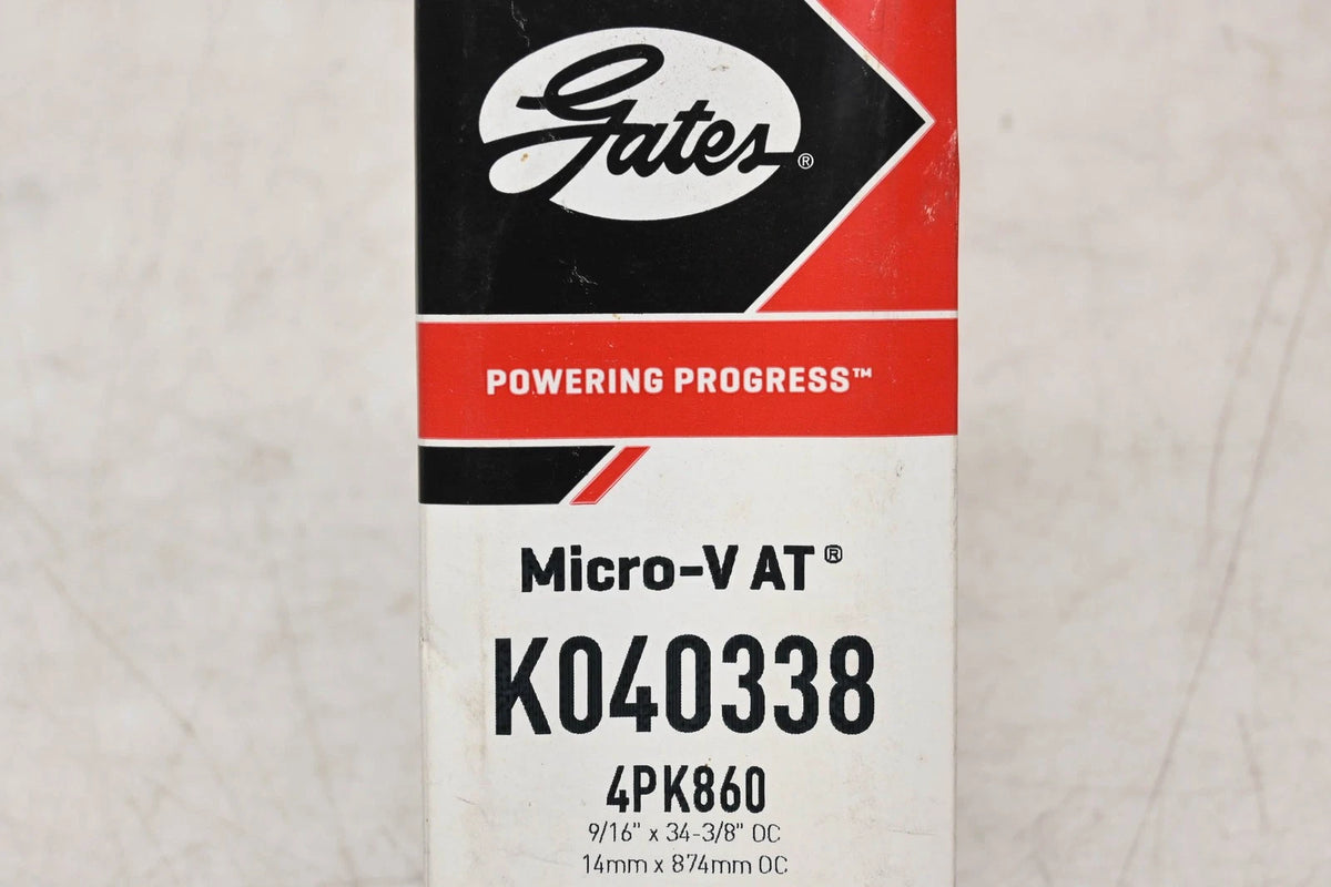 Set of 4 Gates K040338 Micro-V Serpentine Belts for (NOS)