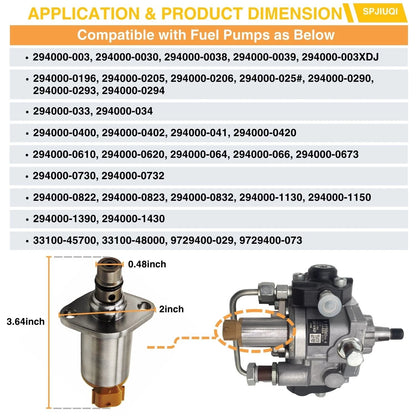 Diesel Fuel Pump Regulator SCV for Isuzu 4HJ1 (294200-0650, 8-98043687-0)