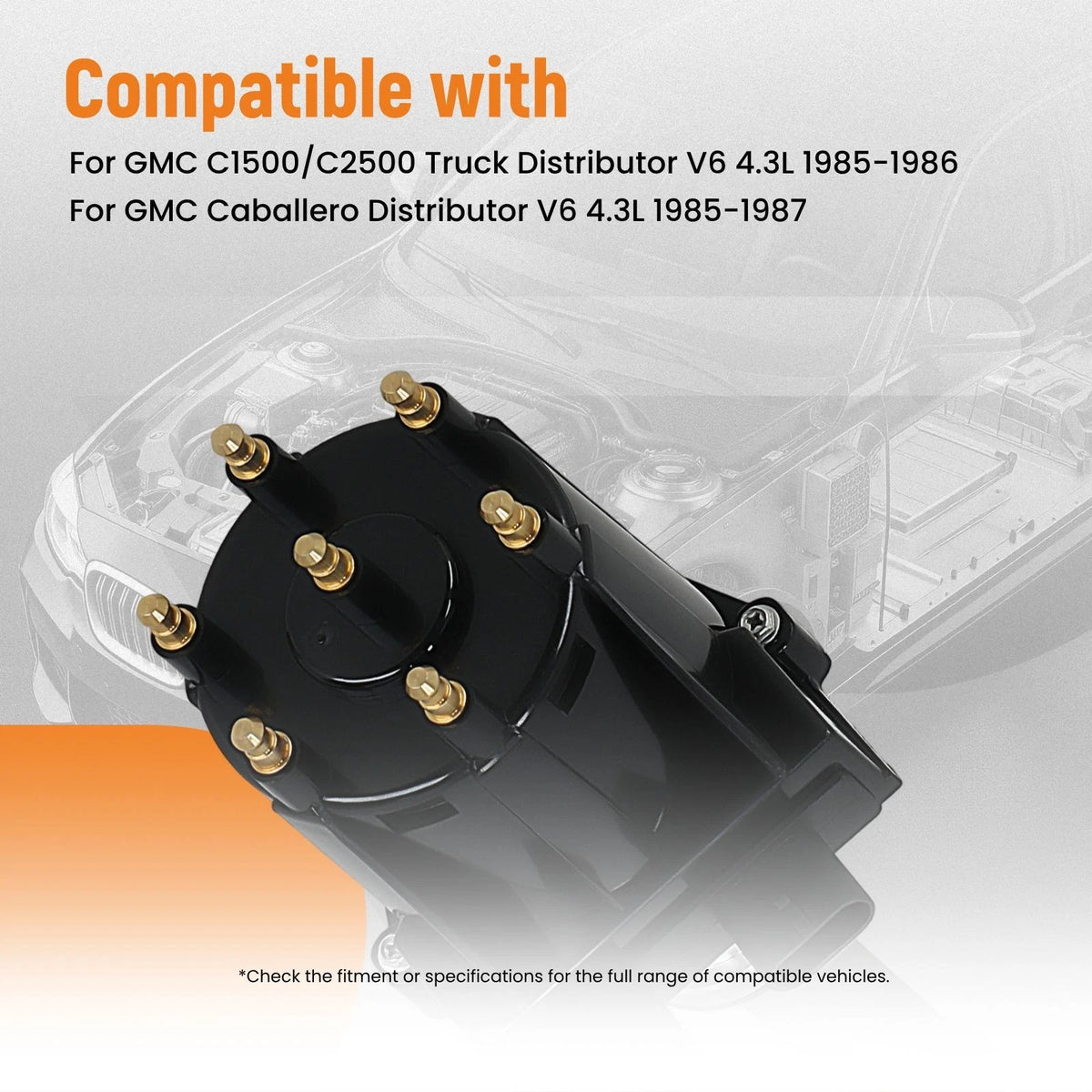 Ignition Distributor for Chevy GMC Astro Blazer Safari 4.3L V6 (1985–1995) 1103725