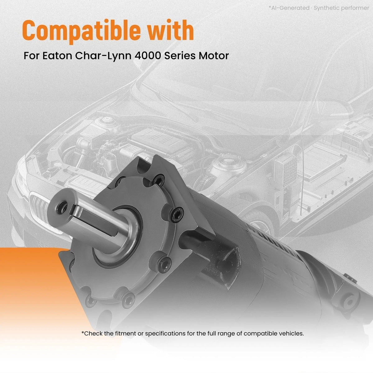 Hydraulic Motor 109-1215-006 for Eaton Char-Lynn 4000 Series (4 Bolt)