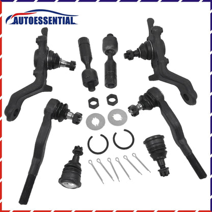 8x Front Suspension Kit Upper Lower Ball Joints Tie Rod for Toyota Tacoma (1995–2004)