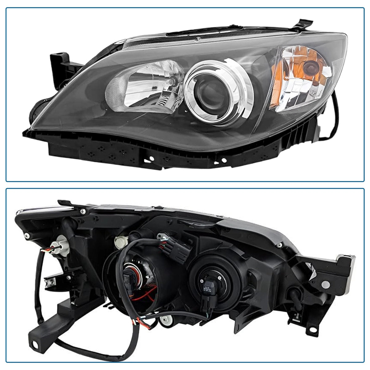 Headlight Assembly Set of 2 for Subaru Impreza (2008–2011)